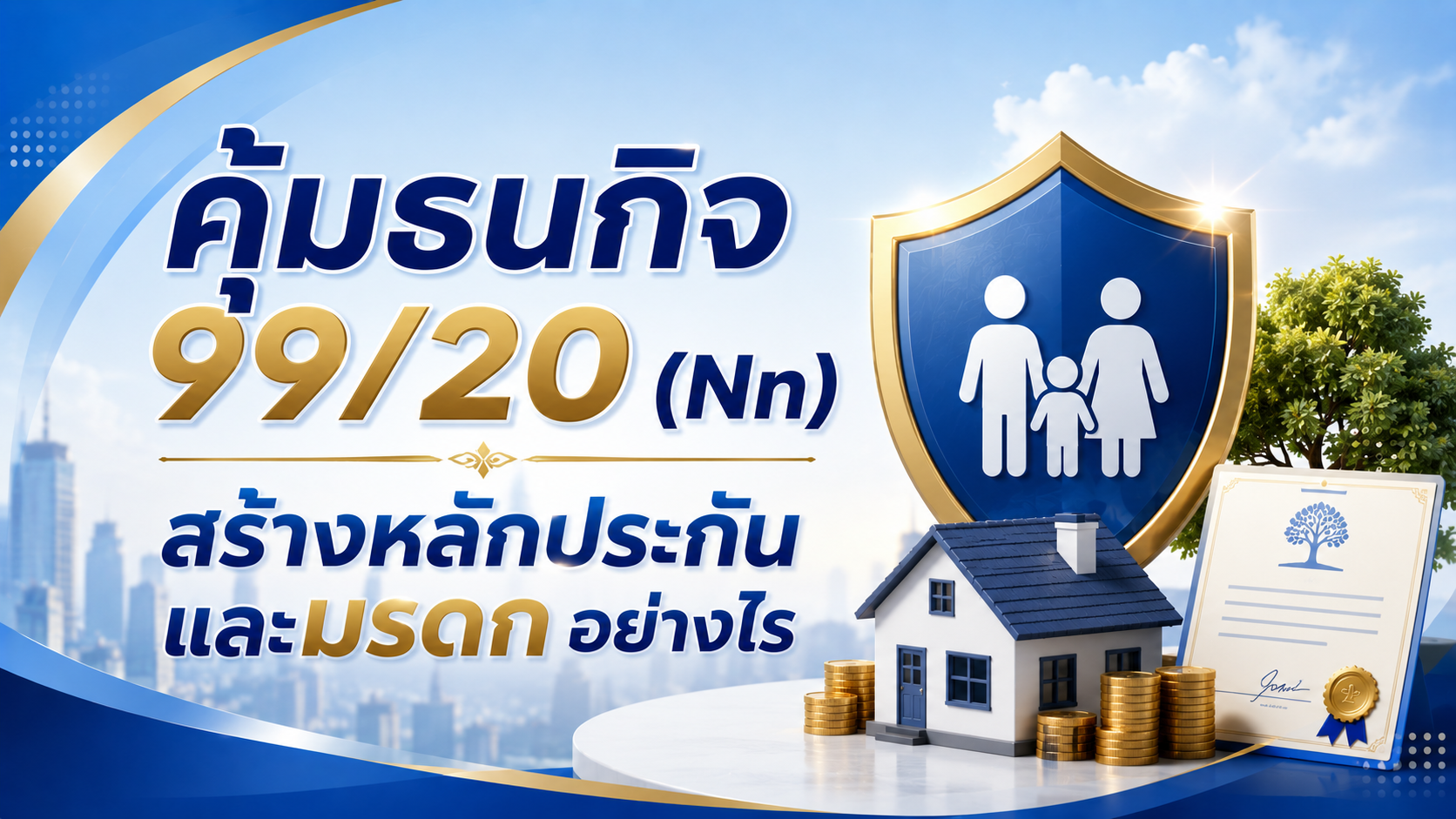 คุ้มธนกิจ 99/20 (Nn) สร้างหลักประกันและมรดกอย่างไร