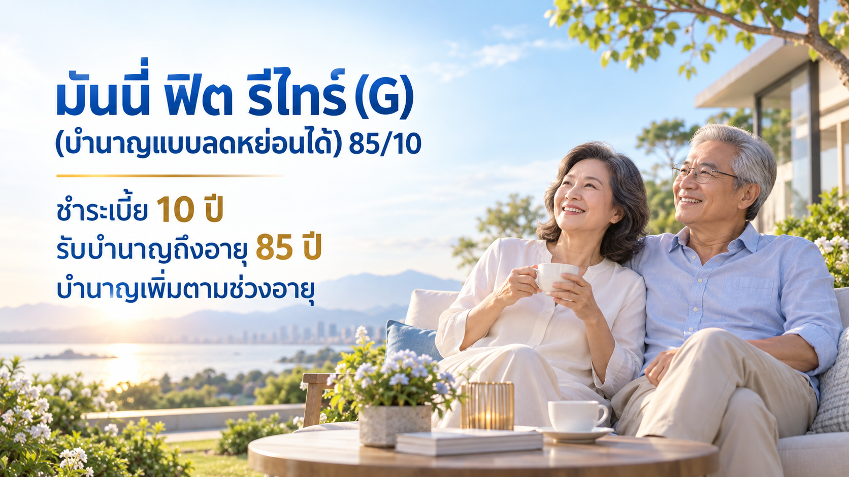 ภาพแบบประกัน Money Fit Retire (G) 85/10