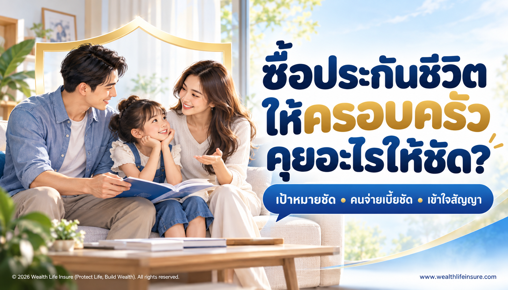 ซื้อประกันชีวิตให้คนในครอบครัว ควรคุยเรื่องอะไรให้ชัดก่อน?