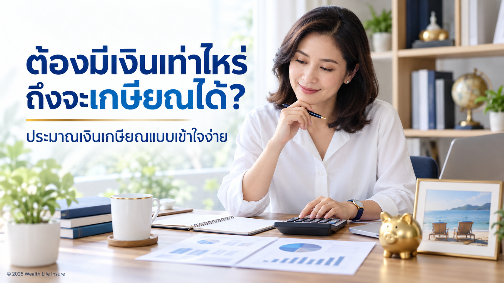 ต้องมีเงินเท่าไหร่ถึงจะเกษียณได้? วิธีประมาณเงินเกษียณแบบเข้าใจง่าย