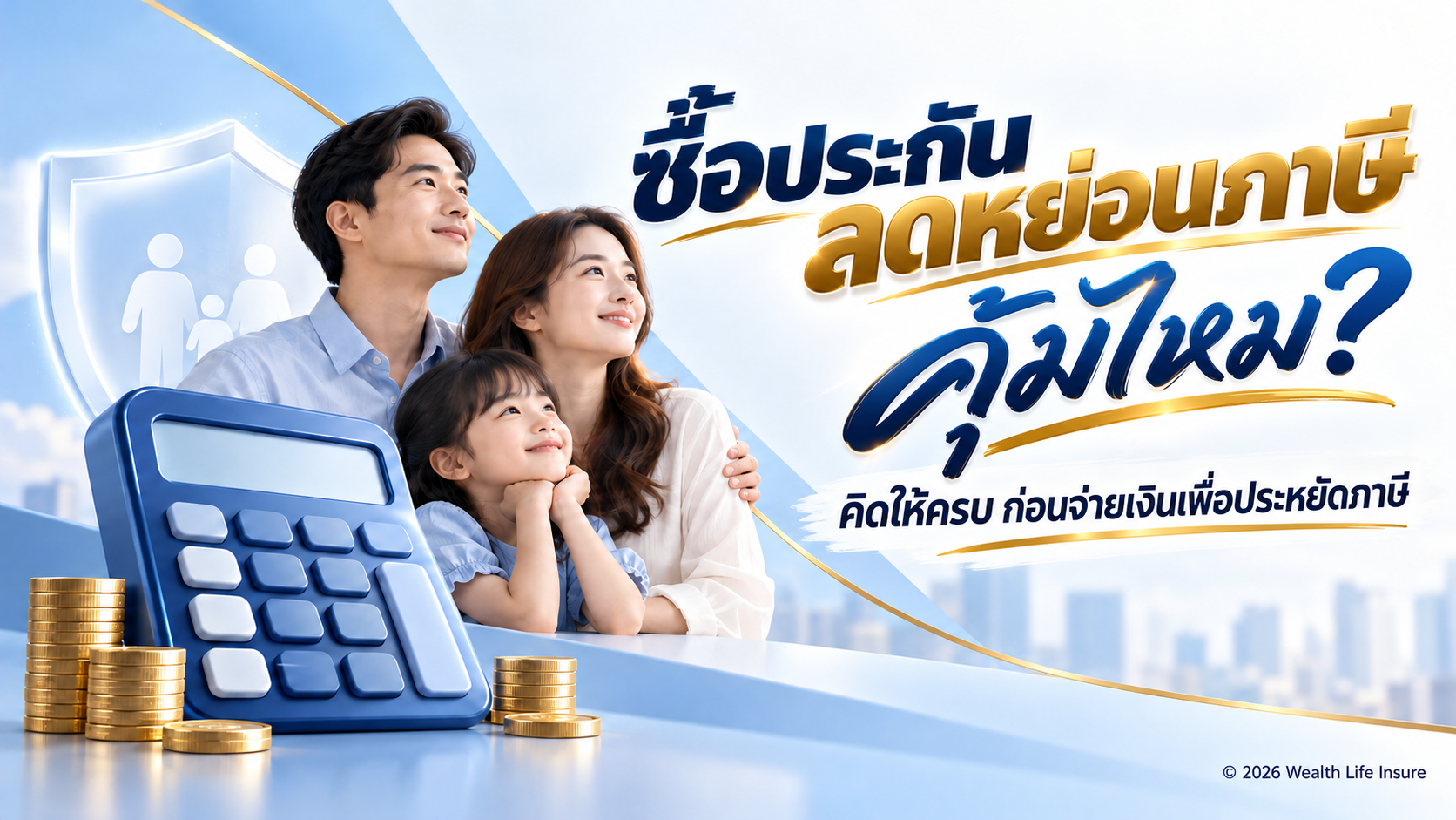 ซื้อประกันเพื่อลดหย่อนภาษีคุ้มไหม? วิธีคิดก่อนจ่ายเงินเพื่อประหยัดภาษี